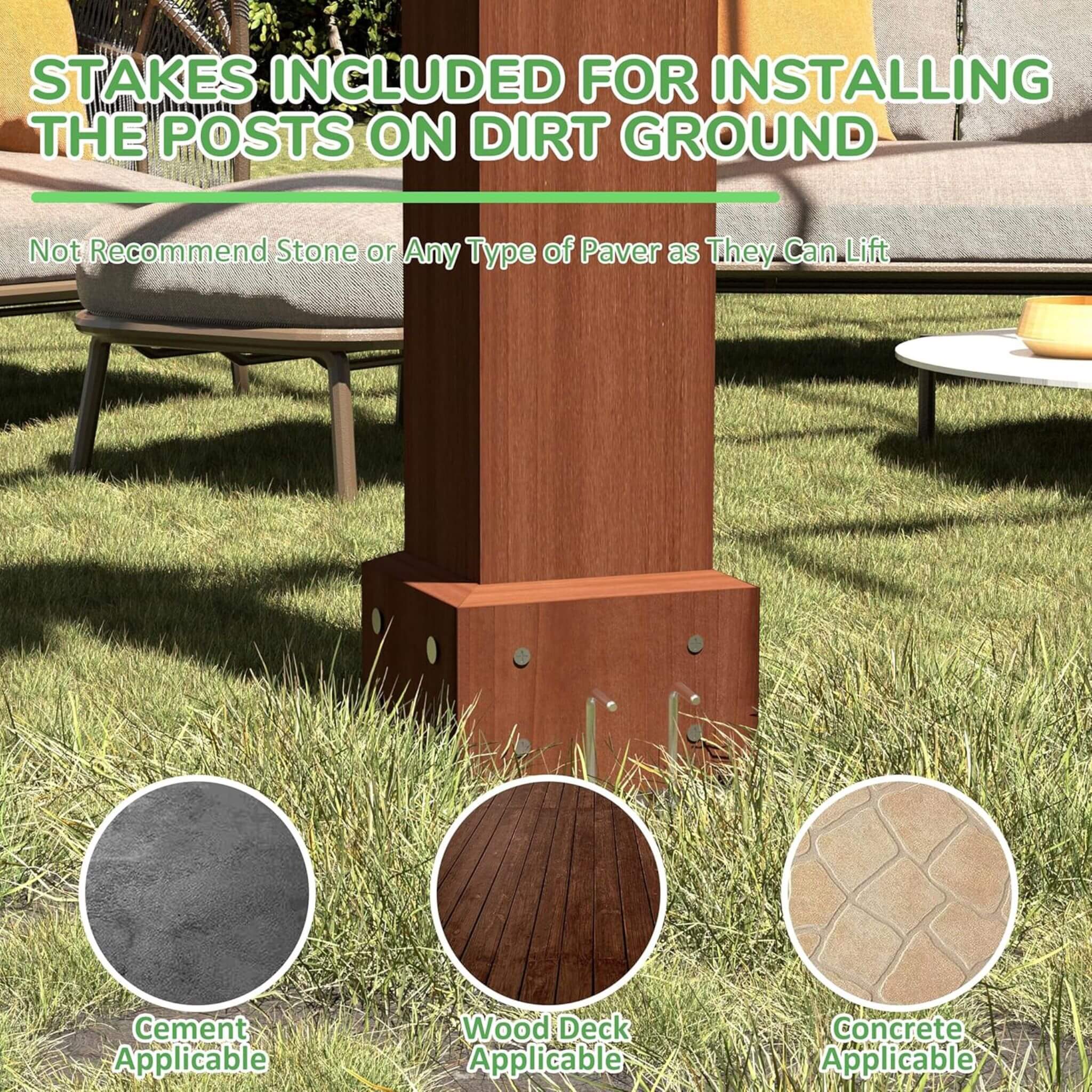 Alora Premium Outdoor Cedar Wood Pergola With Slatted Roof